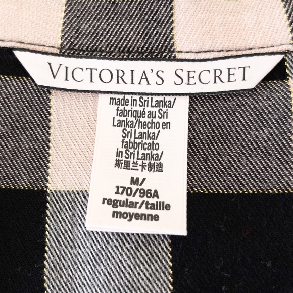 Victoria’s Secret • The Flannel PJ /Pink and Black Shimmer Check - Picture 11 of 14